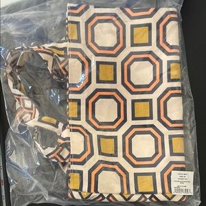 Tory Burch Tote Bag with Octagon Pattern